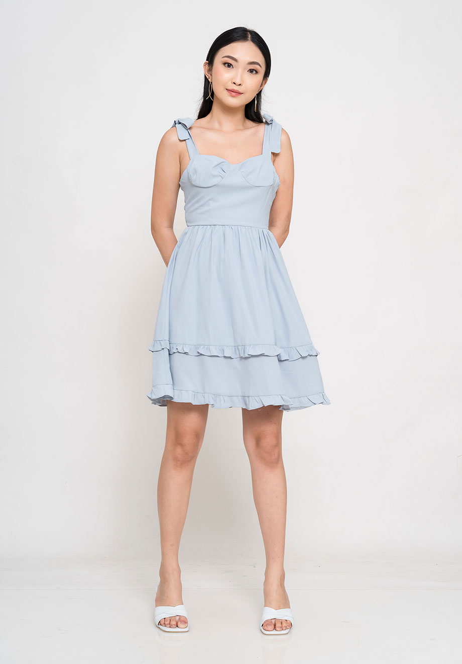Oliva Dress Blue - Chocochips | Chocochips Boutique | www.chocochips.co.id